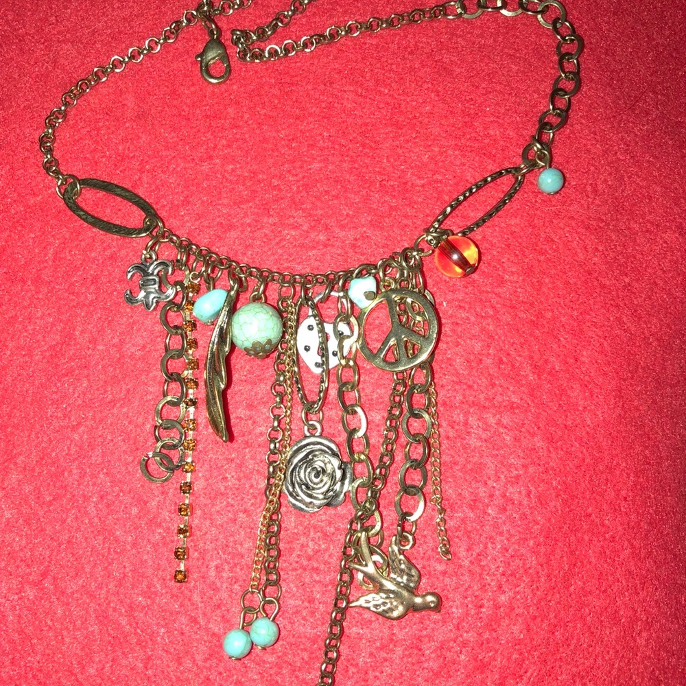 * * Hippy necklace * * 🌼🌛🌙⭐️🌈🌷🌸🌹